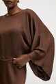 Haveone bluzka damska z wiskozy CWG.Q009 brązowy