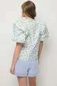 BIZUU blúzka s volánom dámska bavlnená ALIANNA ALIANNA.KREMOWY modrá SS26