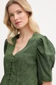 Hoss Intropia bluzka damska z lyocellem zielony 5873394