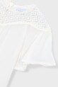 Mayoral bluzka dziecięca biały 3197.6H.Mini.PPY2