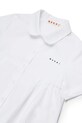 Dziewczynka Marni bluzka koszulowa dziecięca bawełniana MC121F SHIRT M01741.M00UW biały