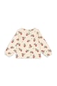 Konges Sløjd bluzka dziecięca CHLEO BLOUSE GOTS KS104728.PPY2 beżowy SS26