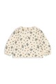 Konges Sløjd bluzka bawełniana dziecięca DREY SLIT BLOUSE GOTS wzorzyste beżowy KS104770.PPY2