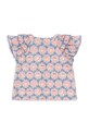 Κοριτσίστικα Παιδική βαμβακερή μπλούζα Konges Sløjd KIM FRILL SS SHIRT GOTS KS104906.PPY2 πολύχρωμο