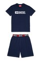 Παιδικό βαμβακερό σετ πιτζάμας Diesel UNFILP PYJAMA σετ σκούρο μπλε J02670.KYATR