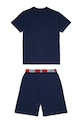 Diesel komplet piżamowy dziecięcy bawełniany UNFILP PYJAMA J02670.KYATR granatowy SS26