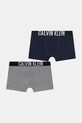 Calvin Klein Underwear bokserki dziecięce bawełniane z elastanem 2-pack szary B70B700509.PPY2