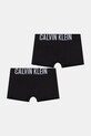 Calvin Klein Underwear bokserki dziecięce bawełniane z elastanem 2-pack czarny B70B700509.PPY2