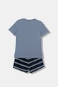 Tommy Hilfiger koszulka piżamowa dziecięca bawełniana UB0UB00575.PPY2 niebieski SS26