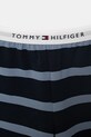 Chłopiec Tommy Hilfiger koszulka piżamowa dziecięca bawełniana UB0UB00575.PPY2 niebieski