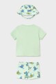 Mayoral Newborn komplet kąpielowy niemowlęcy 1617.1M.Newborn.PPY2 zielony SS26