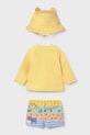 Дитячий купальний комплект Mayoral Newborn 1619.1Q.Newborn.PPY2 жовтий SS26