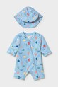 Mayoral Newborn kombinezon kąpielowy niemowlęcy niebieski 1620.1Q.Newborn.PPY2