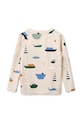 Liewood longsleeve kąpielowy dziecięcy Noah Printed Longsleeve Swim Tee LW19977.PPY2 beżowy SS26