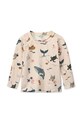 Liewood longsleeve kąpielowy dziecięcy Noah Printed Longsleeve Swim Tee beżowy LW19977.PPY2