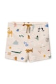 Liewood szorty kąpielowe dziecięce Otto Printed Swim Pants beżowy LW19986.PPY2