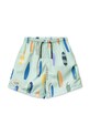 Liewood szorty kąpielowe dziecięce Duke Printed Board Shorts zielony LW20068.PPY2