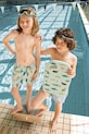 Chłopiec Liewood szorty kąpielowe dziecięce Duke Printed Board Shorts LW20068.PPY2 zielony