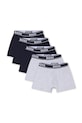 Otroške boksarice BOSS 5-pack Oprijete boksarice mornarsko modra J52664.102.150