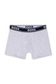 Dečki Otroške boksarice BOSS 5-pack J52664.102.150 mornarsko modra