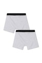 Otroške boksarice BOSS 2-pack J52665.162.174 siva SS26