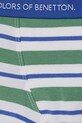 United Colors of Benetton bokserki dziecięce bawełniane z elastanem 2-pack zielony 3NIE0X01O.G.Stagionale