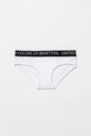United Colors of Benetton slipy dziecięce bawełniane z elastanem 2-pack 3OP80S484.G.Riproposto biały SS26
