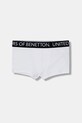 United Colors of Benetton boxerky detské bavlnené s elastanom 2-pack biela 3OP80X230.G.Riproposto