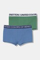 United Colors of Benetton bokserki dziecięce bawełniane z elastanem 2-pack multicolor 3OP80X230.G.Stagionale