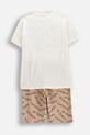 Coccodrillo piżama dziecięca bawełniana WC6448218PJS beżowy SS26