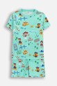 Coccodrillo dvodijelna pidžama za djecu od pamuka plava WC6448201LBD