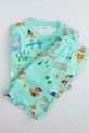 Coccodrillo dvodijelna pidžama za djecu od pamuka WC6448201LBD plava