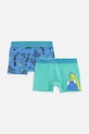 Coccodrillo boxerky detské bavlnené s elastanom 2-pak modrá WC6409504PAN