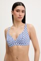 Max Mara Beachwear biustonosz kąpielowy damski ARENA niebieski 2616821279600