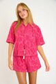 Πουκάμισο παραλίας Banana Moon Hibisponge ροζ ANCORA.HIBISPON