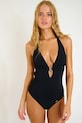 Banana Moon jednoczęściowy strój kąpielowy Black bez fiszbinów czarny KALIMA.BLACK