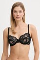 BOSS biustonosz UNDERWIRE BLOSSOM koronka czarny 50561050