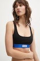 Odzież Hugo Blue biustonosz TWIN BLUE BRALETTE 50557214 czarny