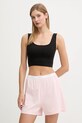 HUGO szorty piżamowe HUGO ID SHORTS 50555600 różowy SS26