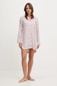 HUGO koszula nocna SARTORIAL SLEEPSHIRT 50556665 różowy SS26