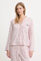 HUGO koszula piżamowa SARTORIAL SHIRT tkanina różowy 50556675