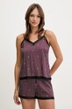 Zgornji del pižame HUGO UNIQUE VEST Pletenina vijolična 50556752