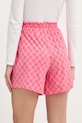 Ρούχα HUGO σορτς πιτζάμας γυναικεία με μοντάλ CASUAL SHORTS 50556938 ροζ