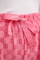 HUGO σορτς πιτζάμας γυναικεία με μοντάλ CASUAL SHORTS ροζ 50556938