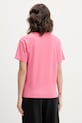 Ρούχα HUGO T-shirt γυναικείο με μοντάλ CASUAL T-SHIRT 50556981 ροζ