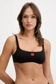 HUGO biustonosz kąpielowy SIGNATURE BANDEAU bez fiszbinów czarny 50555695