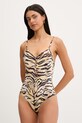 Kenzo costum de baie dintr-o singură piesă pentru femei bej FG52MB1324TB