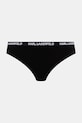 Karl Lagerfeld stringi damskie z bawełną 3-pack B1W47031 czarny SS26