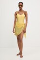 Karl Lagerfeld strój kąpielowy jednoczęściowy damski A3W46011 żółty AA00