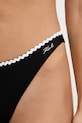 Karl Lagerfeld figi kąpielowe SIGNATURE SCALLOP czarny B1W46020